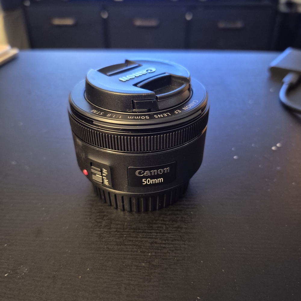 Canon 50mm Black Lens
